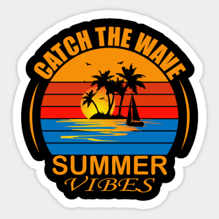 Summer Vibes T - Shirt Design Sticker